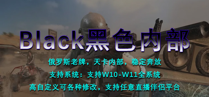 绝地求生-Black黑色内部-稳